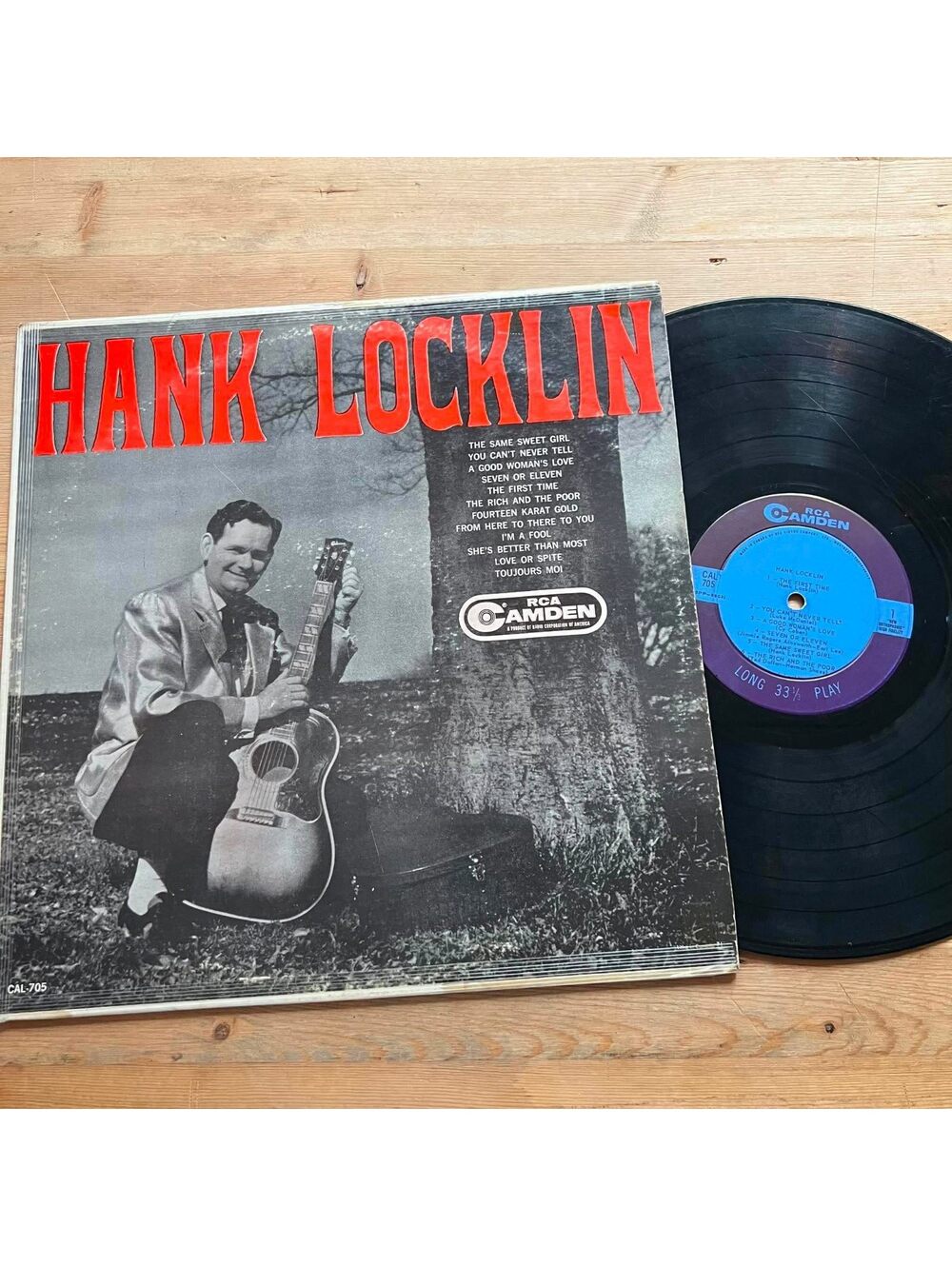 Hank Locklin - The First Time 33rpm VG+ VR19